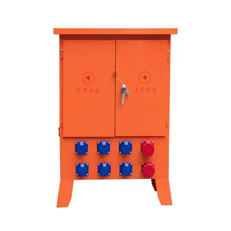 Cutie mobilă temporară de distribuție a energiei trifazate